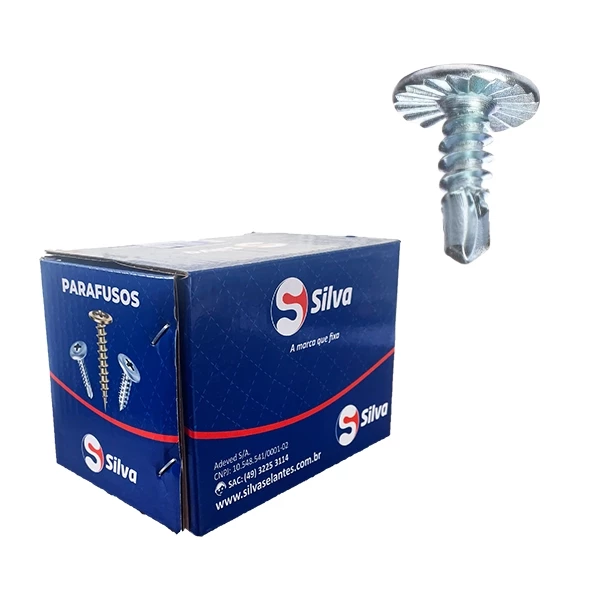 Caixa Master - Silva Parafuso Flang. Brocante C/Serrilha 4,2x13  - 16 Mil Unidades