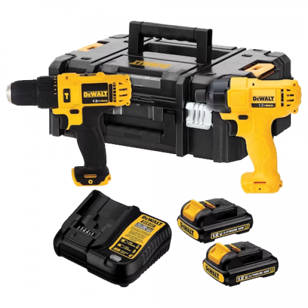 DEWALT COMBO 12V PARAF/FUR.DCD716 + PARAF.DCF805 DCK202C2T-BR