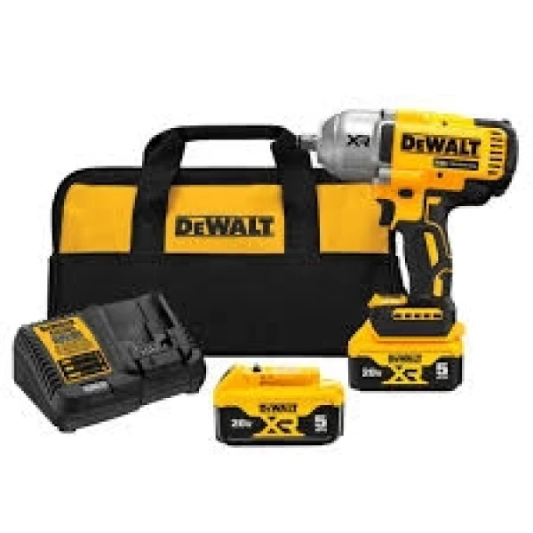 Kit Chave de Impacto de 1/2" (13mm) de 20V MAX* Sem Escovas de Carvão (Brushless) De Alto Torque e Anel de Retenção
