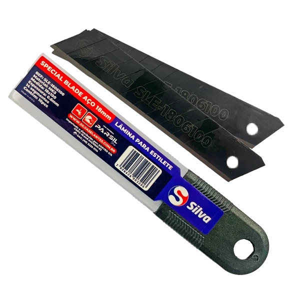 Silva Lâmina de Estilete Aço Special Blade 18mm - 10 UN.