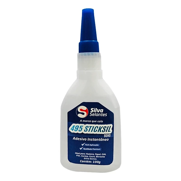 495 STICKSIL - Adesivo Instantâneo 100g