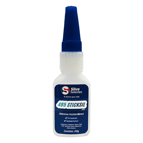 495 STICKSIL - Adesivo Instantâneo 20g