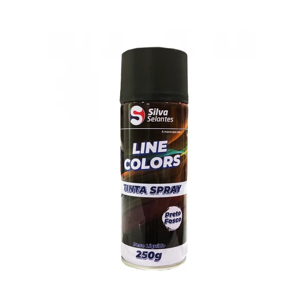 Tinta Spray Preto Fosco