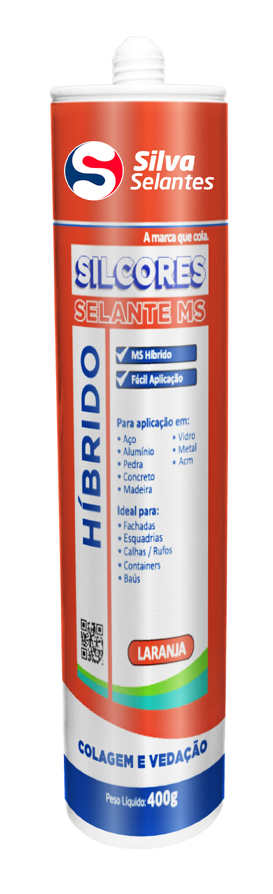 SELANTE SILCORES LARANJA TUBO