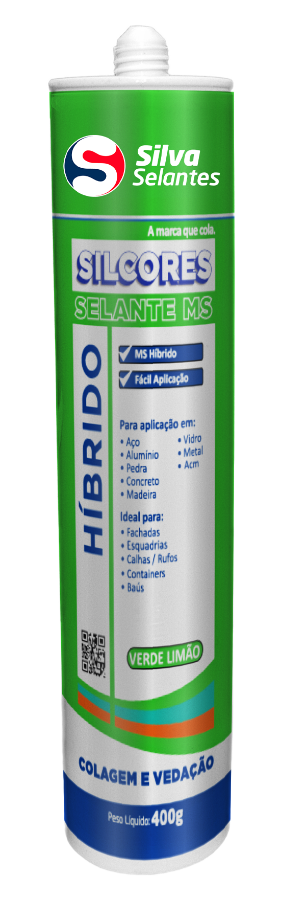 SELANTE SILCORES VERDE LIMÃO TUBO