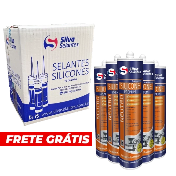Silicone Neutro - Kit com 12 und.