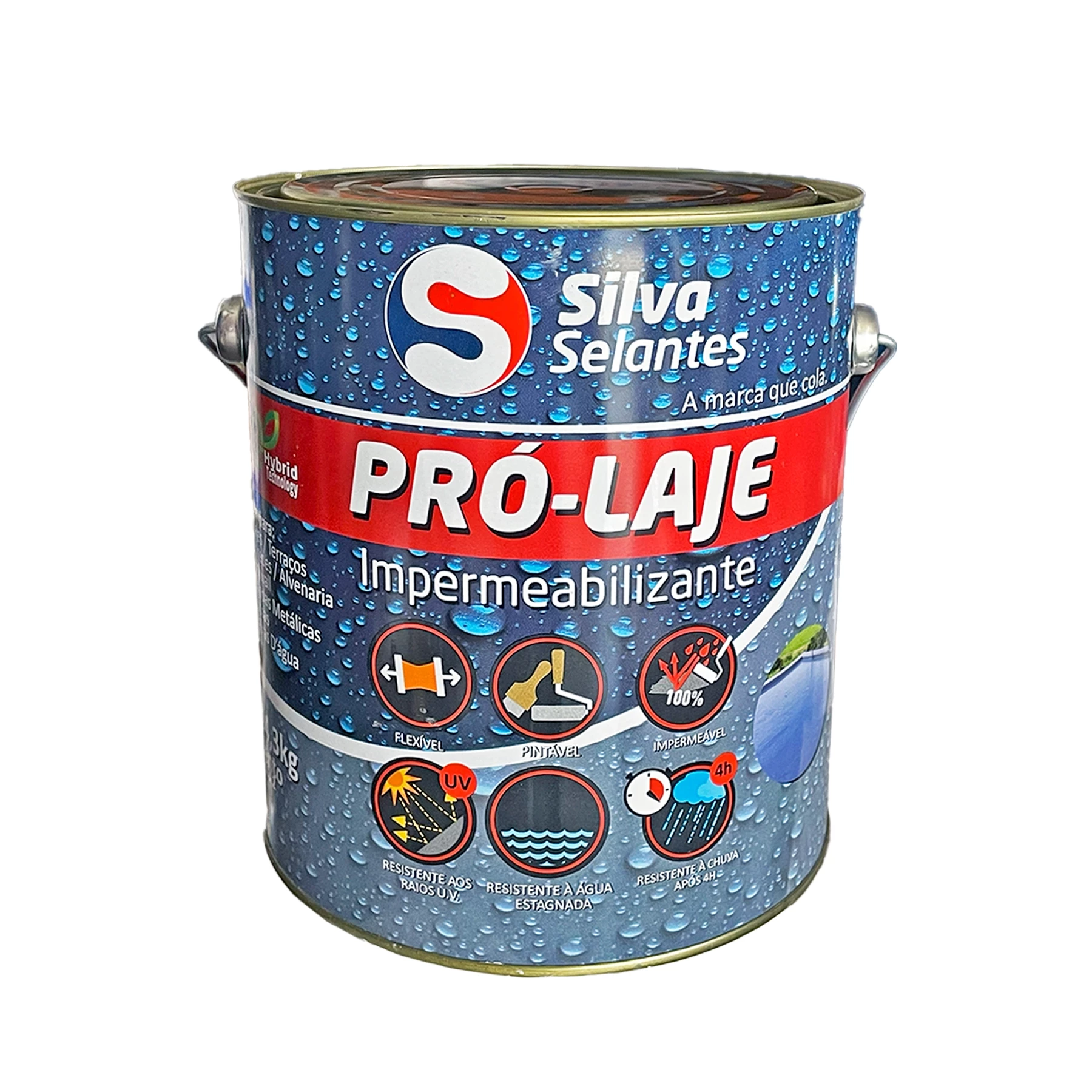 PU LÍQUIDO PRÓ LAJE - IMPERMEABILIZANTE LATA 4,3KG - CINZA