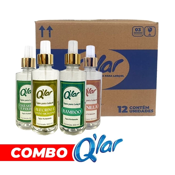 COMBO - Água para Lençol Q'LAR - 12un.