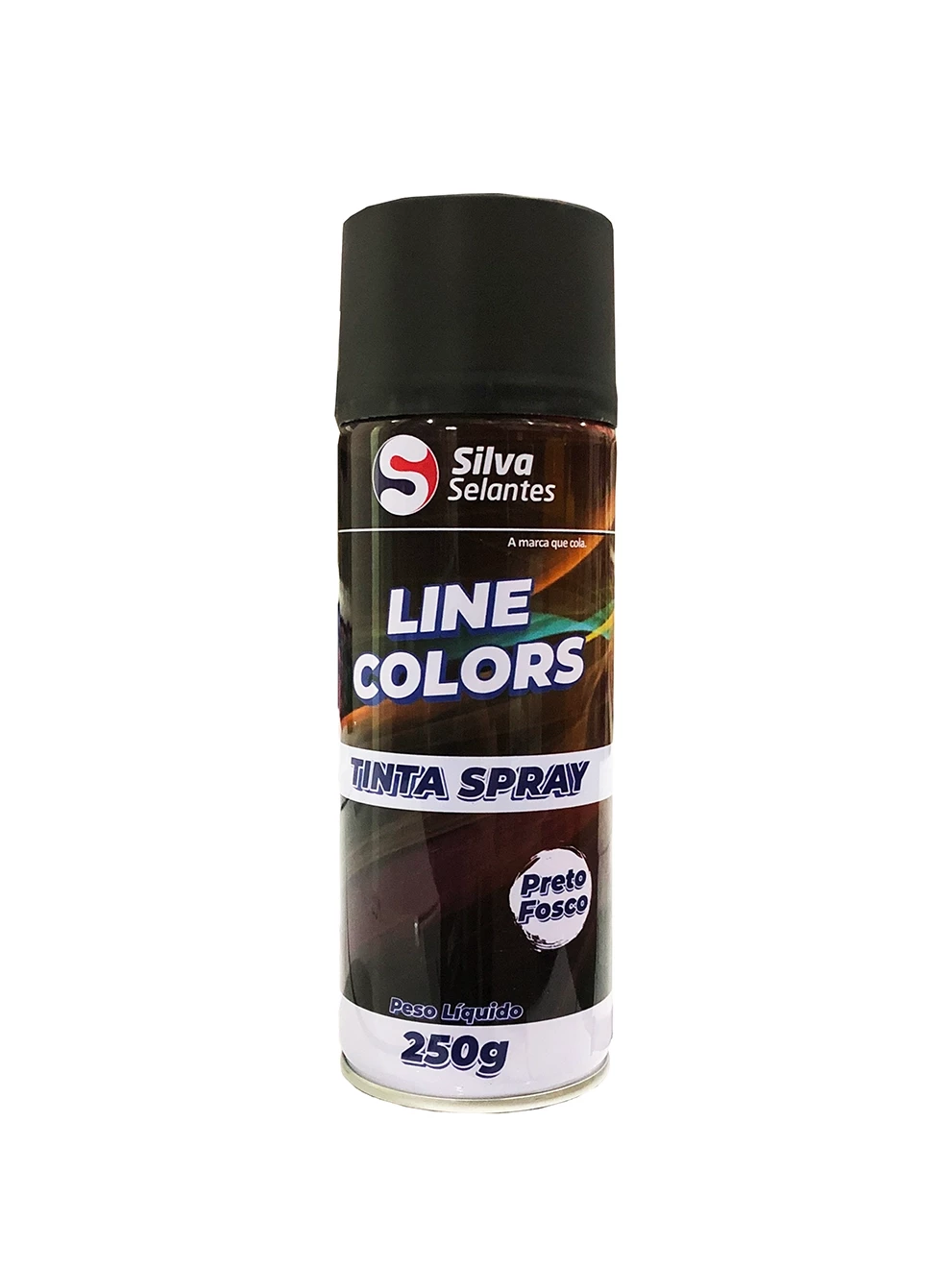 Tinta Spray Preto Fosco
